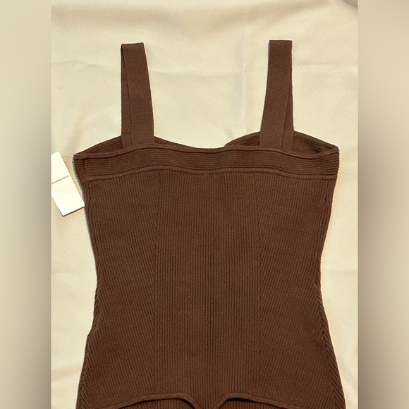 NWT Abercrombie and Fitch Ribbed Sweater Sweetheart Bodysuit - XL - Picture 6 of 12